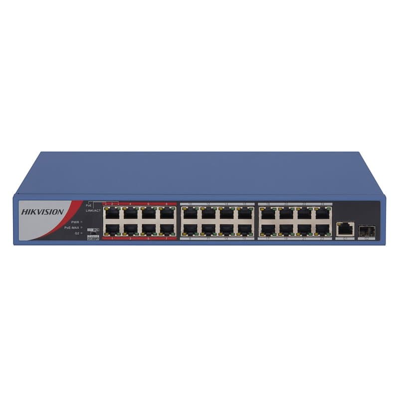 Hikvision DS-3E0326P-E/M(B) 24-Port PoE Unmanaged Network Switch