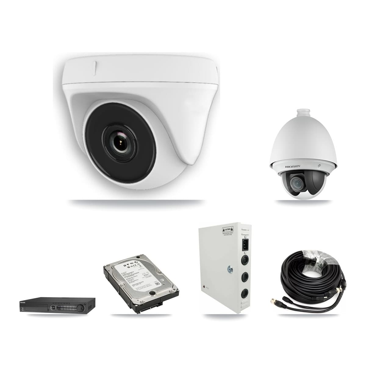 Hikvision 32-Channel 2MP CCTV Kit — 1 PTZ + 7 Dome Cameras + 5TB Recording - Image 1