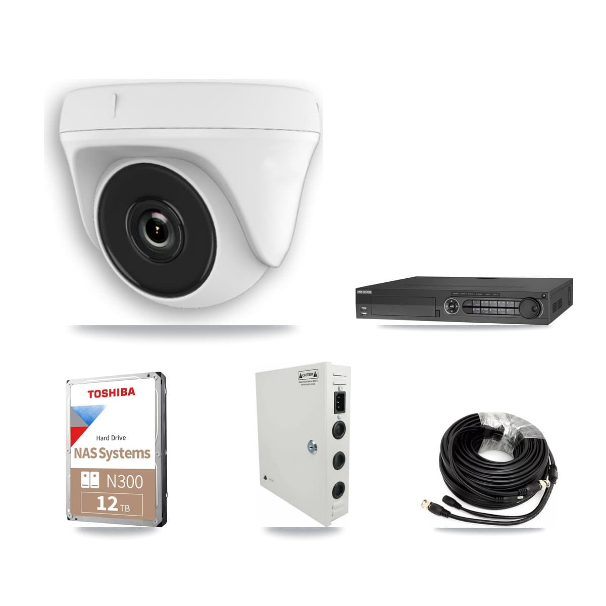 Hikvision 32-Channel 2MP CCTV Kit — 18 Dome Cameras + 12TB Recording