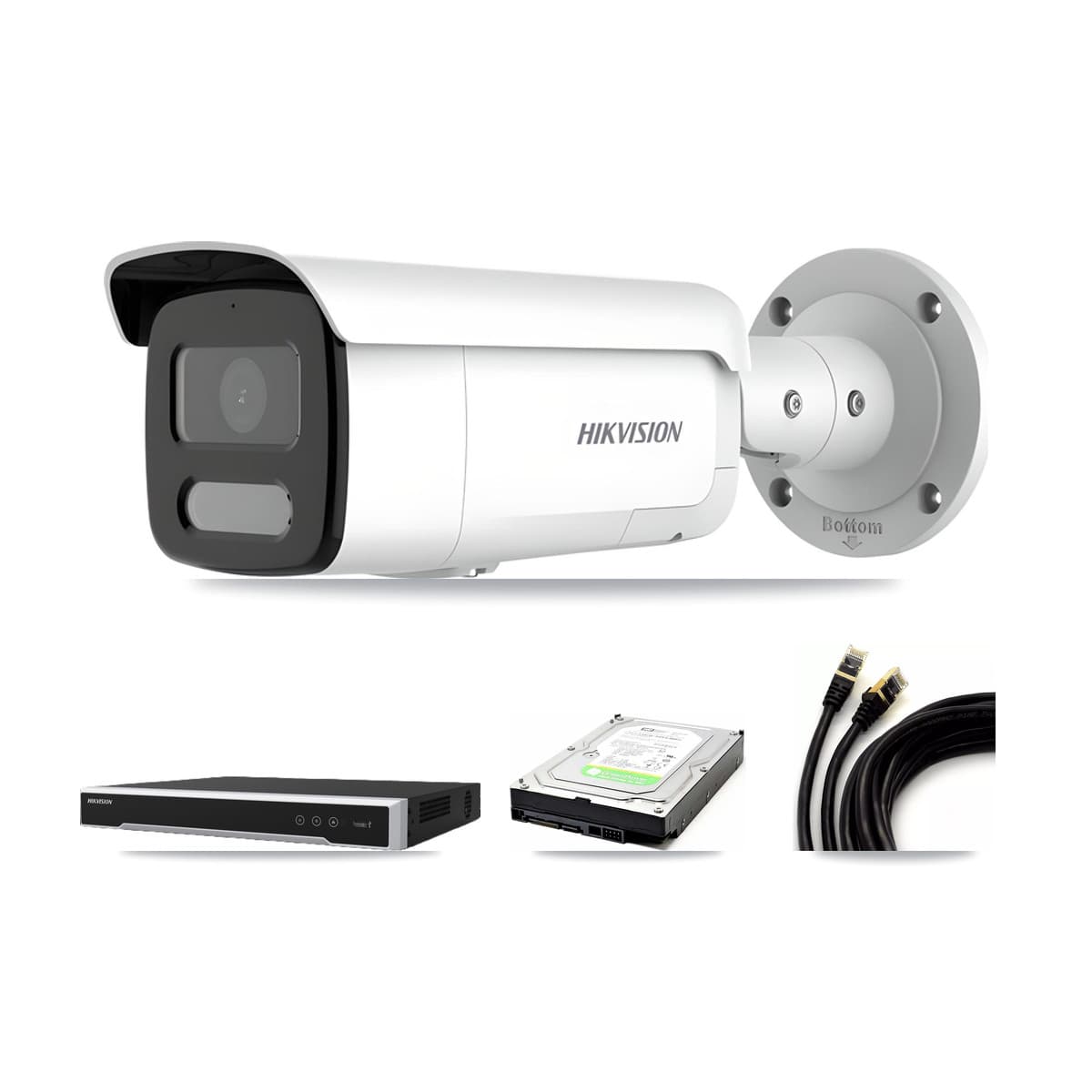 Hikvision 16-Channel 4MP CCTV Kit — 1 Bullet Camera + 1TB Recording
