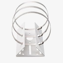 Universal PTZ CCTV Camera Pole Mount Bracket 3 Loop Metal