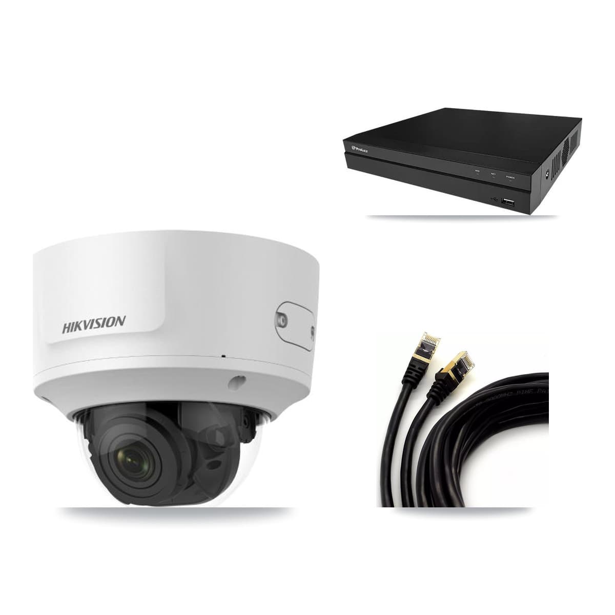 Hikvision & Prolux 8-Channel 2MP CCTV Kit — 4 Dome Cameras + 3TB Recording - Image 1