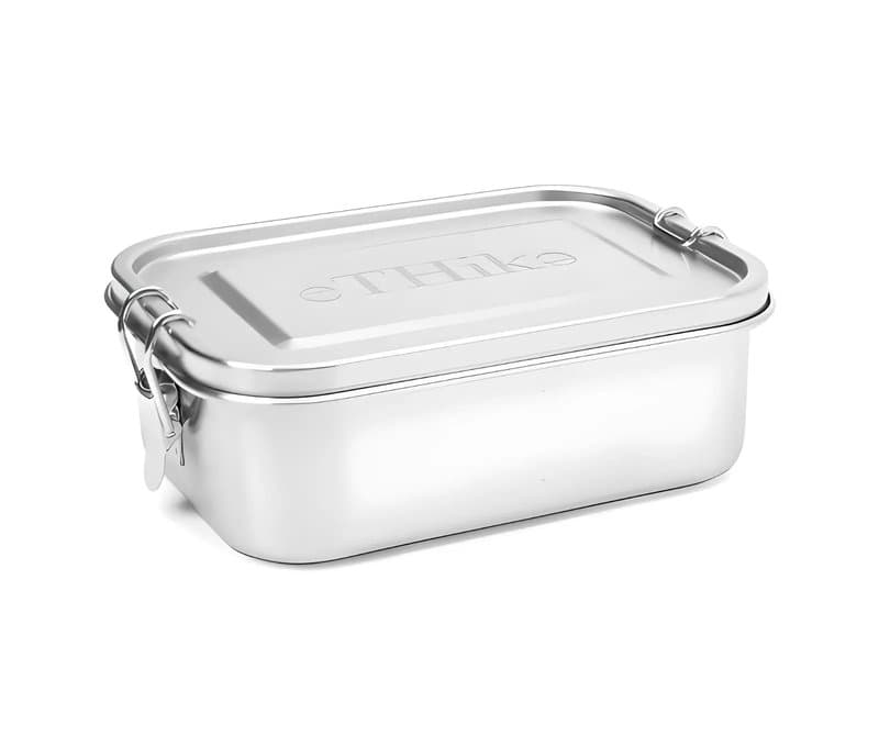 Ethika 1.4L Stainless Steel Lunch Box - Leakproof Bento Box with Divider - Image 1