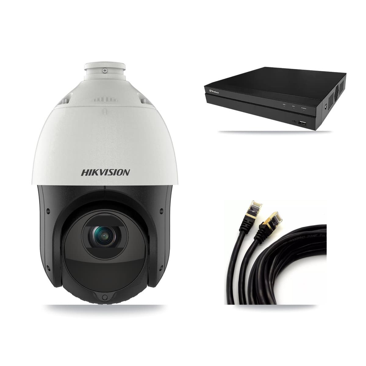 Hikvision & Prolux 8-Channel 4MP CCTV Kit — 6 DS-2DE4425IW PTZ Cameras + 8TB Recording - Image 1