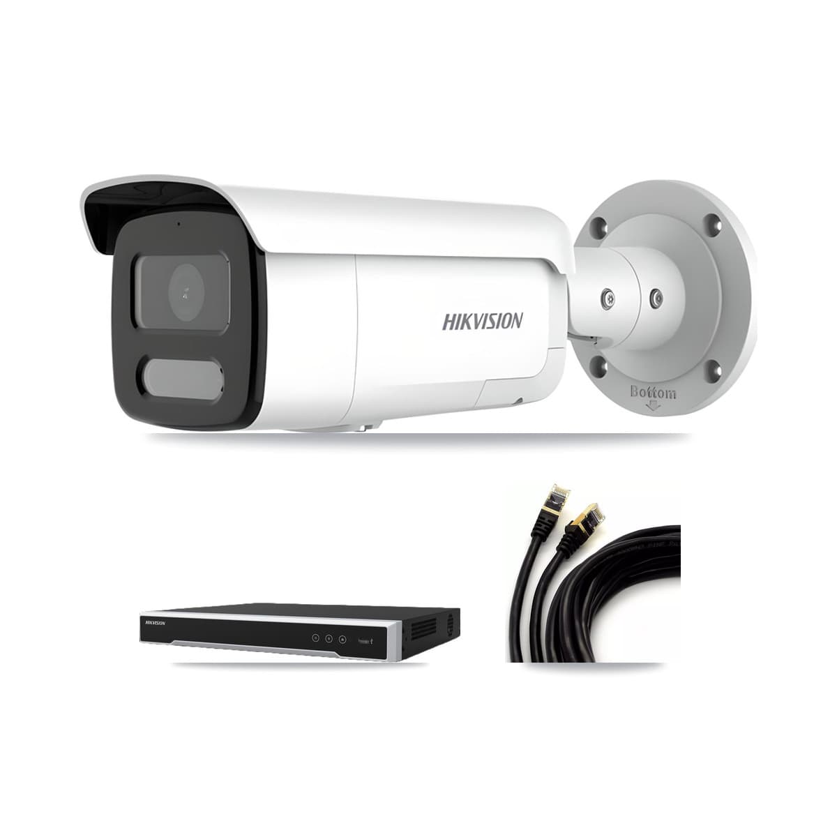 Hikvision 8-Channel 4MP CCTV Kit — 6 Bullet Cameras + 8TB Recording