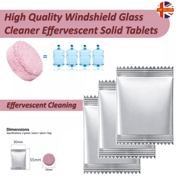 Pink Car Windshield Washer Cleaning Solid Effervescent Tablet Accessories