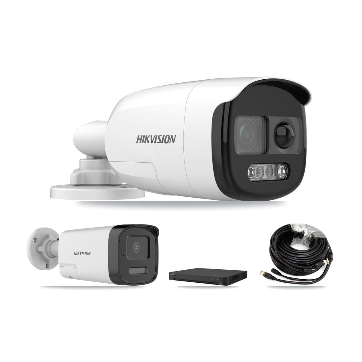 Hikvision 16-Channel 5MP CCTV Kit — 5 DS-2CE12KF3T + 1 DS-2CE17K0T Bullet Cameras + 8TB Recording