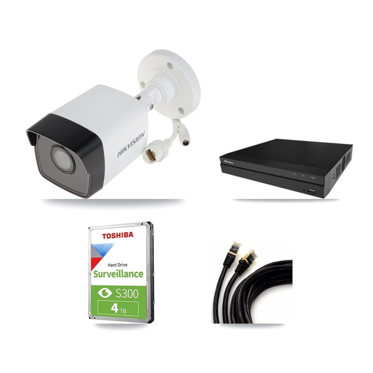 Hikvision & Prolux 16-Channel 5MP CCTV Kit — 3 Bullet Cameras + 4TB Recording - Image 1
