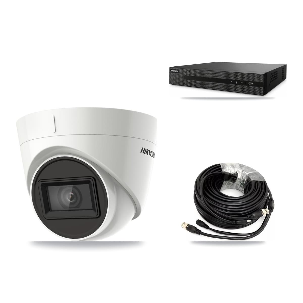 Hikvision 8-Channel 4K CCTV Kit — 4 DS-2CE78U1T Turret Cameras + 3TB Recording