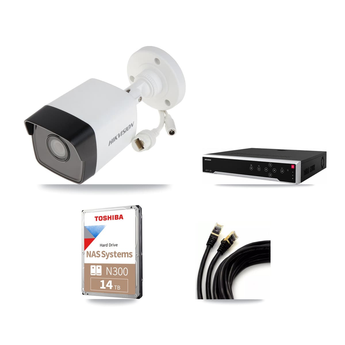 Hikvision 32-Channel 5MP CCTV Kit — 11 Bullet Cameras + 14TB Recording