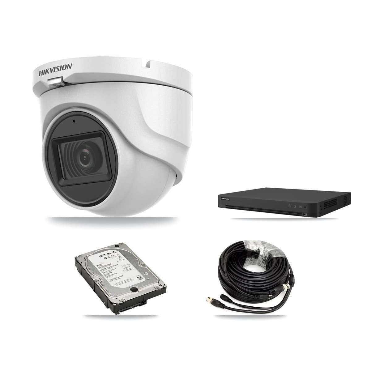 Hikvision 32-Channel 5MP CCTV Kit — 4 Turret Cameras + 5TB Recording (IDS-7232HQHI Recorder) - Image 1
