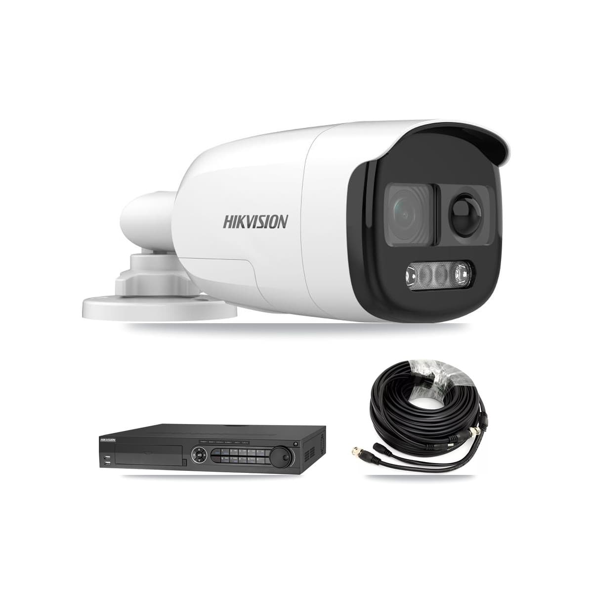 Hikvision 32-Channel 5MP CCTV Kit — 6 DS-2CE12KF3T Bullet Cameras + 8TB Recording (DS-7332HQHI Recorder) - Image 1