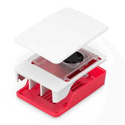 Raspberry Pi 5 Official Case Red White Protective Enclosure