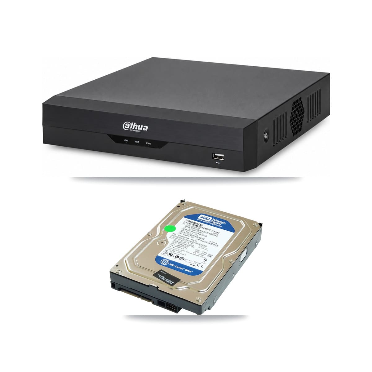 Dahua 4-channel DVR recorder with 500GB hard drive