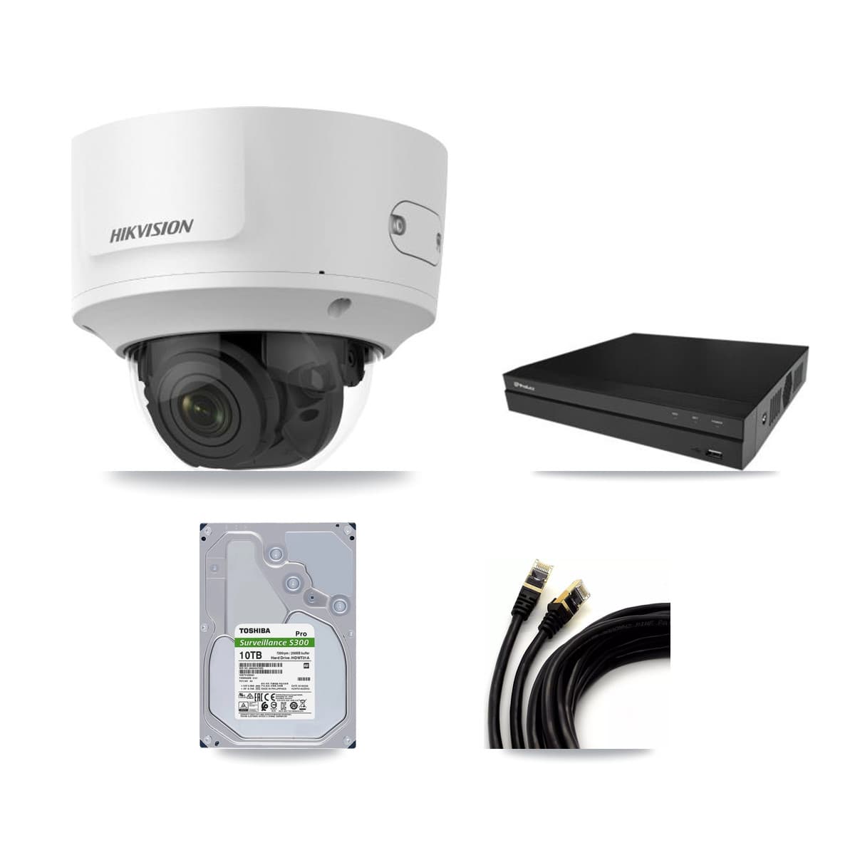 Hikvision & Prolux 16-Channel 2MP CCTV Kit — 16 Dome Cameras + 10TB Recording - Image 1