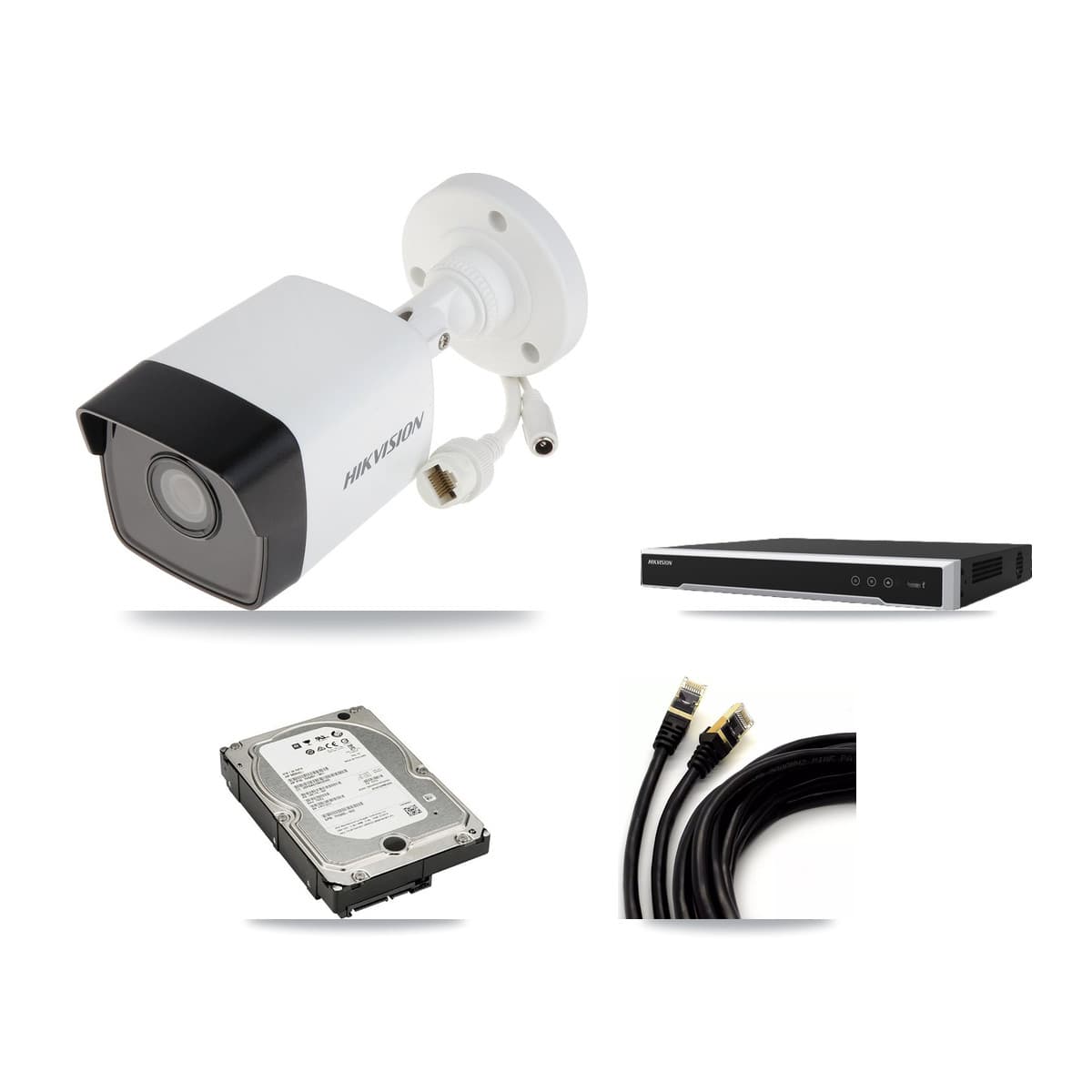 Hikvision 16-Channel 5MP CCTV Kit — 4 Bullet Cameras + 5TB Recording - Image 1