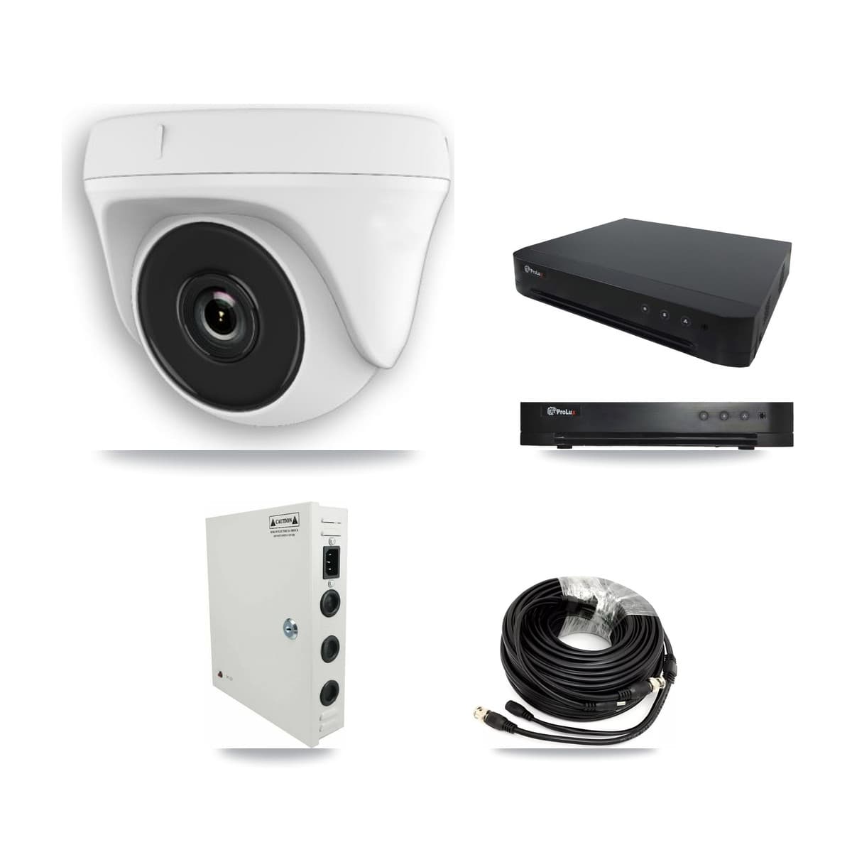 Prolux 16-Channel 2MP CCTV Kit — 12 Dome Cameras + 8TB Recording