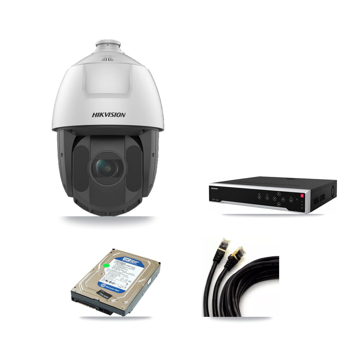 Hikvision 32-Channel 2MP CCTV Kit — 1 DS-2DE5232IW PTZ Camera + 500GB Recording