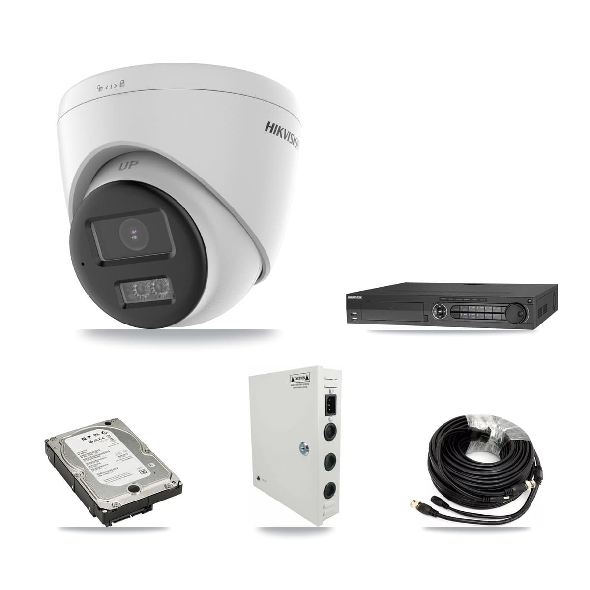 Hikvision 32-Channel 5MP CCTV Kit — 3 DS-2CE78K0T + 8 DS-2CE78K0T Turret Cameras + 3× 5TB Recording - Image 1