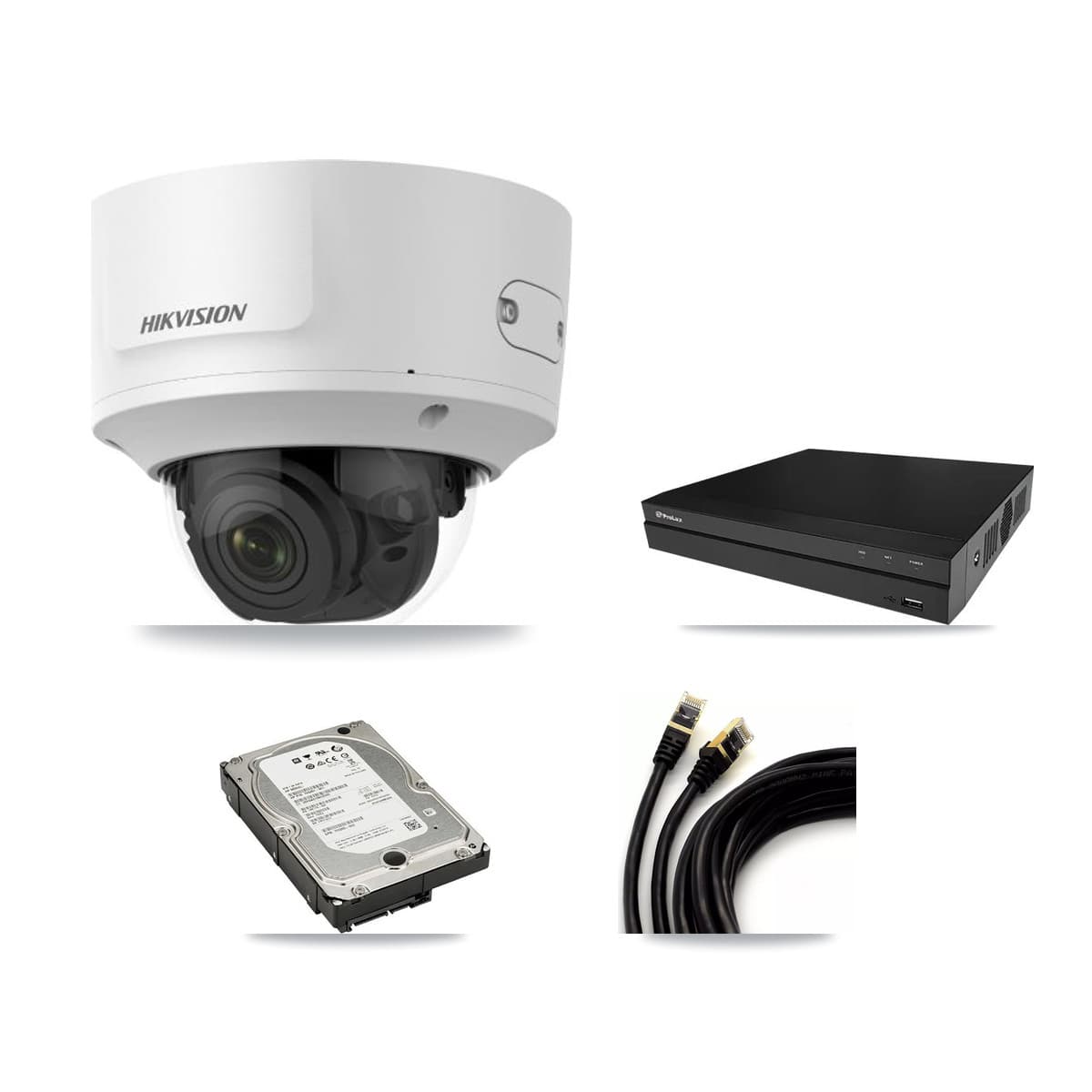 Hikvision & Prolux 8-Channel 2MP CCTV Kit — 8 Dome Cameras + 5TB Recording - Image 1