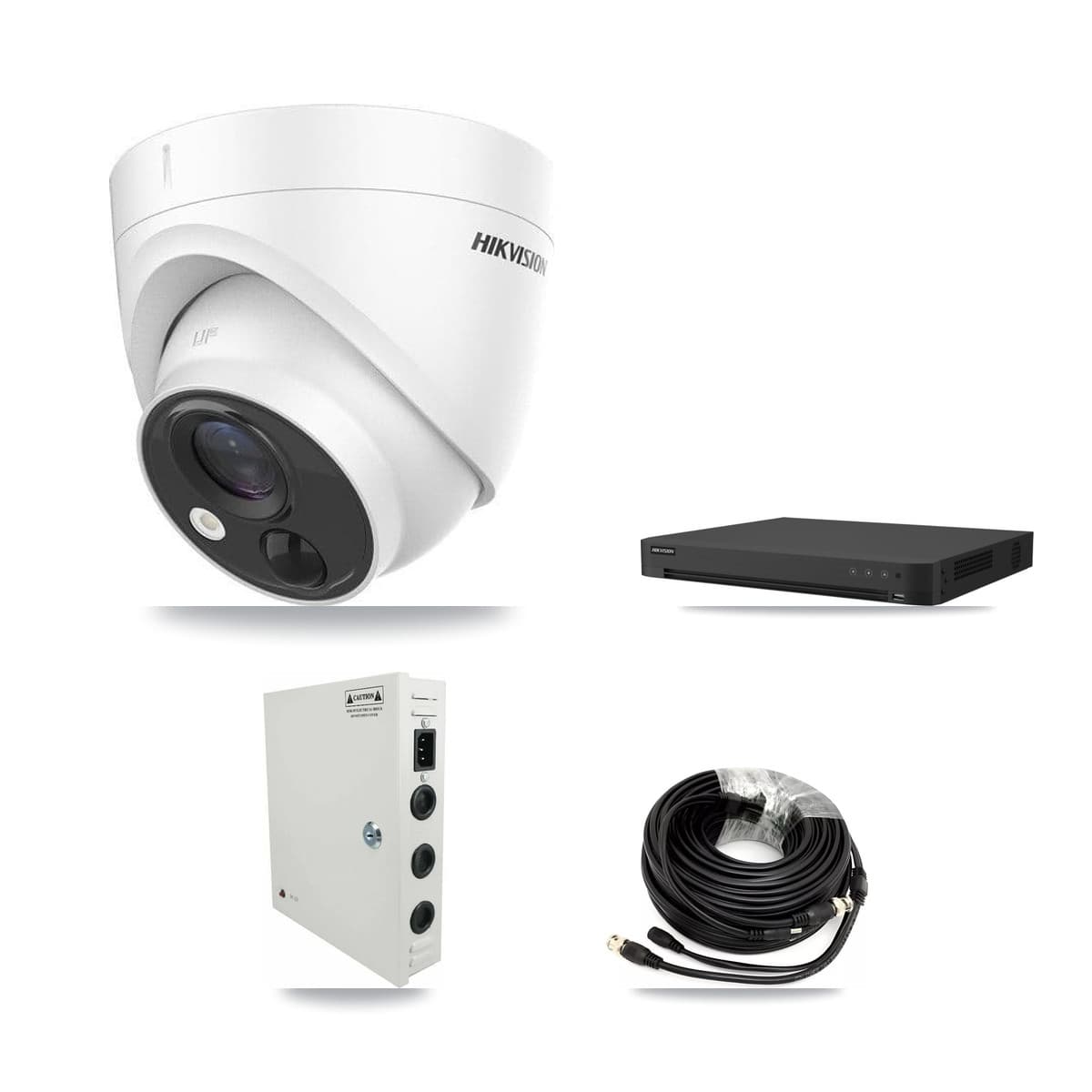 Hikvision 32-Channel 5MP CCTV Kit — 11 DS-2CE71H0T Turret Cameras + 2× 8TB Recording - Image 1