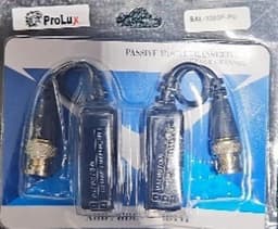 Prolux CCTV Video Balun Push-In Connector HD-TVI AHD CVI