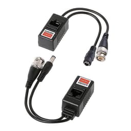 Passive Video Balun Transceiver Pair CCTV BNC to UTP Cat5e Cat6