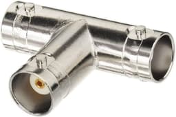 BNC Female to Dual Female T Adapter CCTV RF Signal Splitter