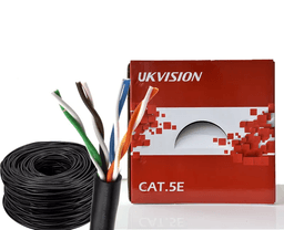 UKVISION Cat5e UTP Network Cable 100m Solid Copper Outdoor Black