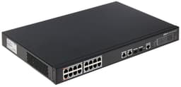 Dahua PFS4218-16ET-240 Desktop , 16-Port Managed 2-Layer PoE Switch, 16 × RJ45 10-100M, 240W