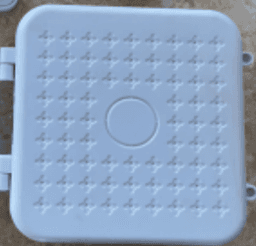 IPBOX 140×130×62 Weatherproof Junction Box Grey/White