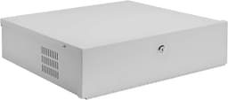 Lockable CCTV DVR Security Lock Box Metal Beige 210×210mm