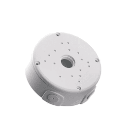 Universal CCTV Camera Junction Box 120×50mm Plastic Mount White