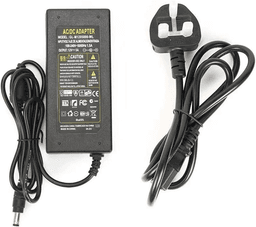 UKVISION 12V 5A CCTV Power Supply Adapter Box UK Plug DC 5.5mm