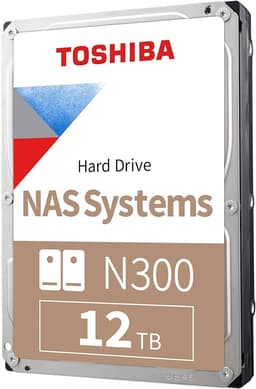 Toshiba N300 12TB NAS Hard Drive 3.5" SATA 7200RPM HDD